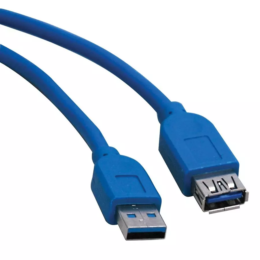 EATON TRIPP LITE USB CABLE, 3.0 TYPE A PLUG-RCPT, 10FT, U324-010