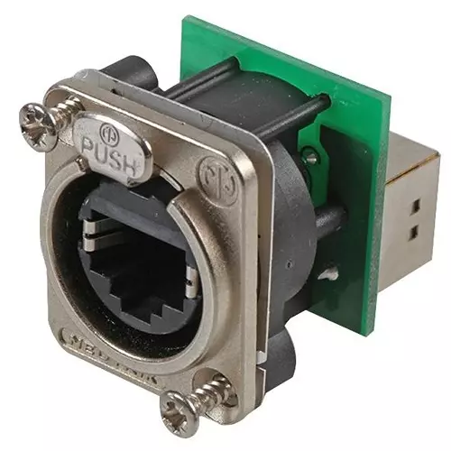 NEUTRIK IN-LINE ADAPTER, RJ45 8P JACK-JACK, NE8FDP