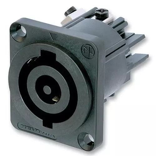 NEUTRIK POWER CHASSIS CONNECTOR, 32 AMP AC, NAC3MP-HC