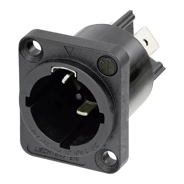 NEUTRIK MAINS CHASSIS INLET CBC TOP, NAC3MPX-TOP