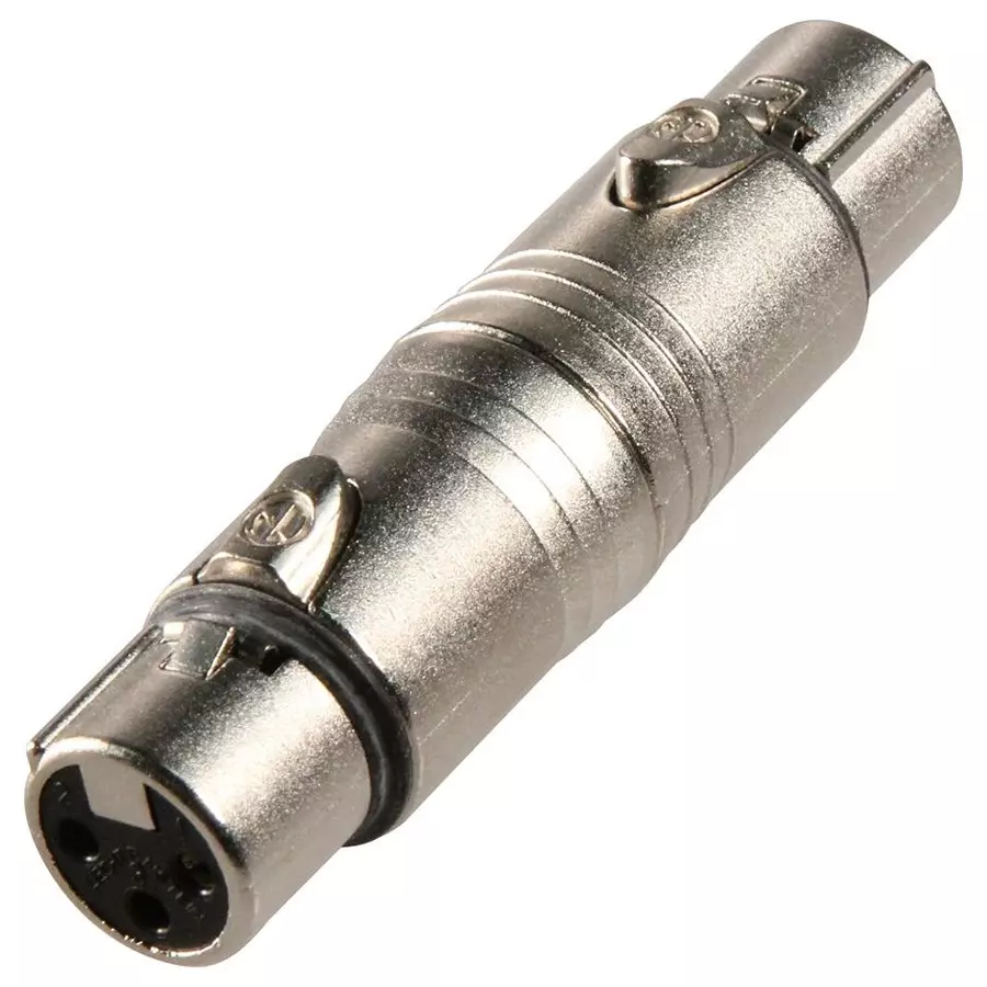 NEUTRIK ADAPTOR, XLR RCPT TO XLR RCPT, NA3FF