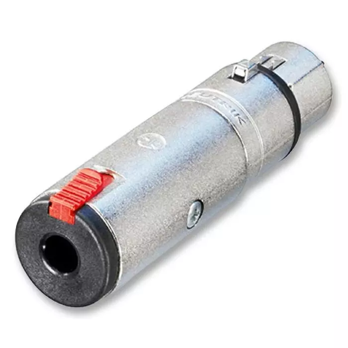 NEUTRIK ADAPTOR, XLR RCPT TO STEREO RCPT, NA3FJ