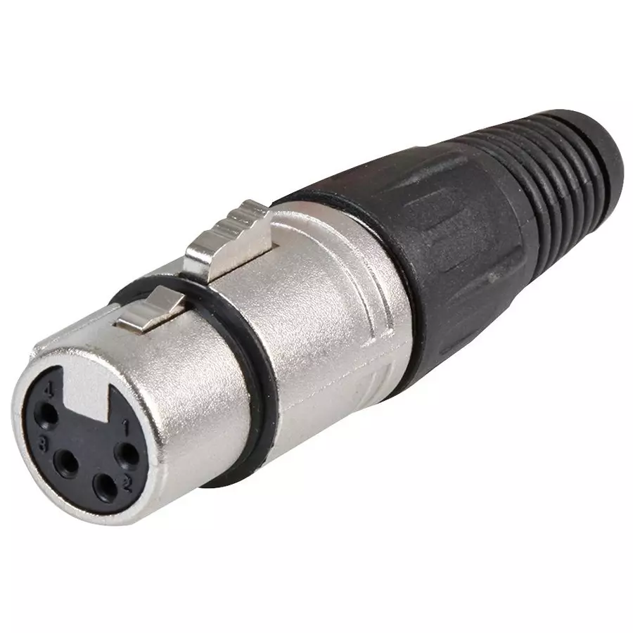 CLIFF ELECTRONIC COMPONENTS CONNECTOR, XLR AUDIO, PLUG, 4POS, CABLE, FC6150