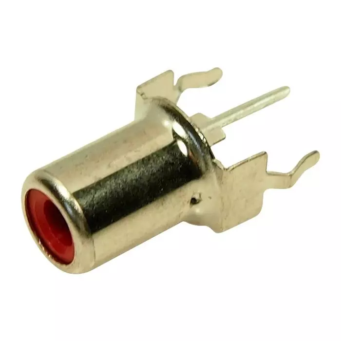 CLIFF ELECTRONIC COMPONENTS RCA CONNECTOR, JACK, 1POS, 8.3MM, RED, FC68401 (Pack of 10)
