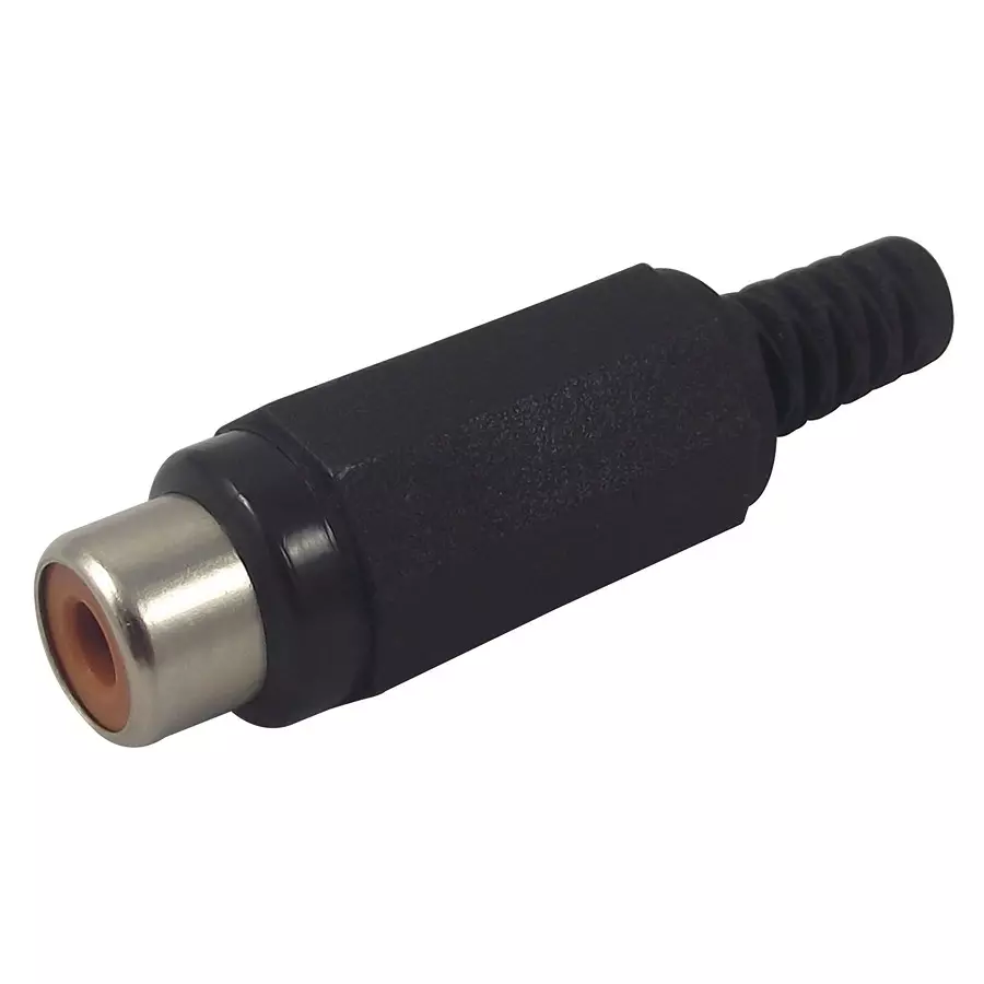 LUMBERG SOCKET, PHONO, BLACK, XKTO 1 S (Pack of 10)