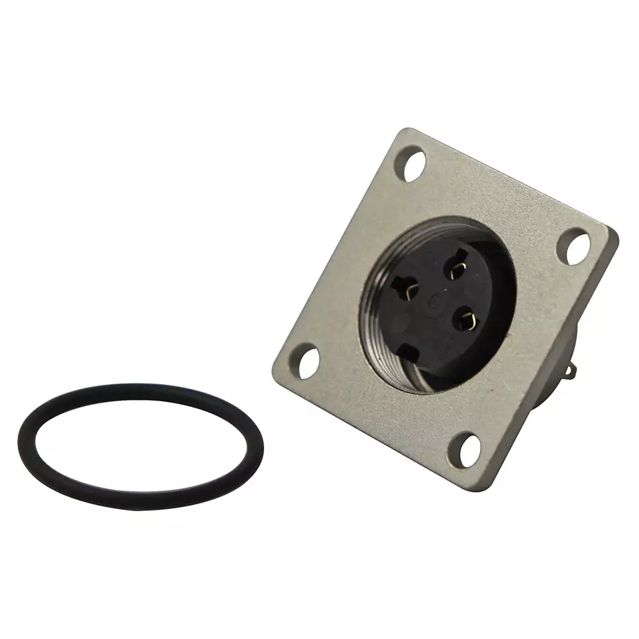 LUMBERG SOCKET, FLANGE CHASSIS, 3 WAY, 0308 03