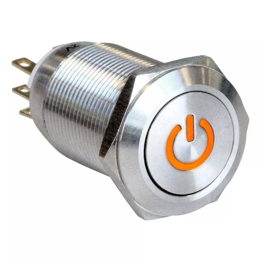 ARCOLECTRIC (BULGIN LIMITED) ANTI VANDAL SW, SPDT, 5A, 24V/125V, AMB, MPI005P28LSAM12