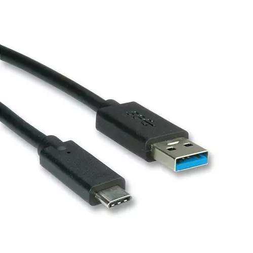 ROLINE USB CABLE, 3.1 TYPE A TO C, PLUG, 0.5M, 11.02.9010
