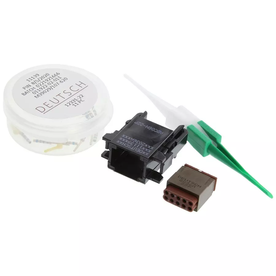 DEUTSCH - TE CONNECTIVITY CONNECTOR, PLUG, 10POS, CRIMP, ABC06N-22P