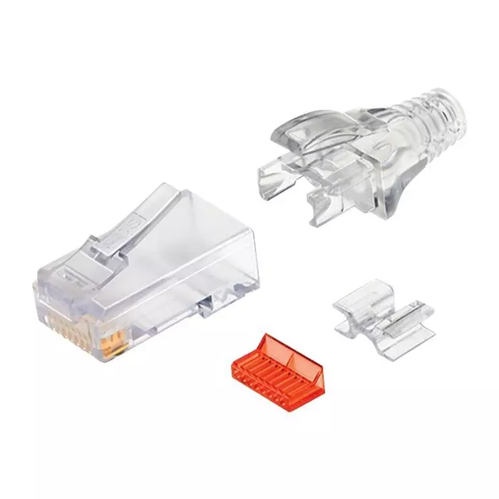 STEWART CONNECTOR CONNECTOR, RJ45, PLUG, 8P8C, CRIMP, SS-39100-039