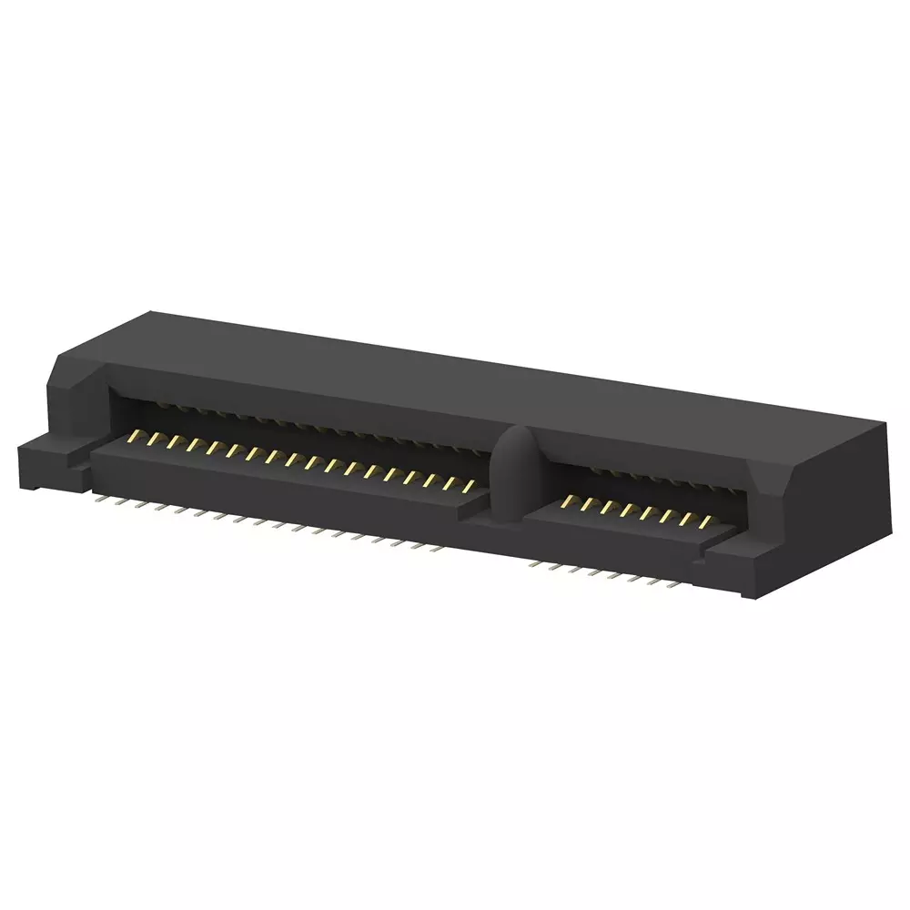 TE CONNECTIVITY Conn, Card Edge, Rcpt, 52Pos, 0.8Mm, 2041119-1 (Pack of 650)