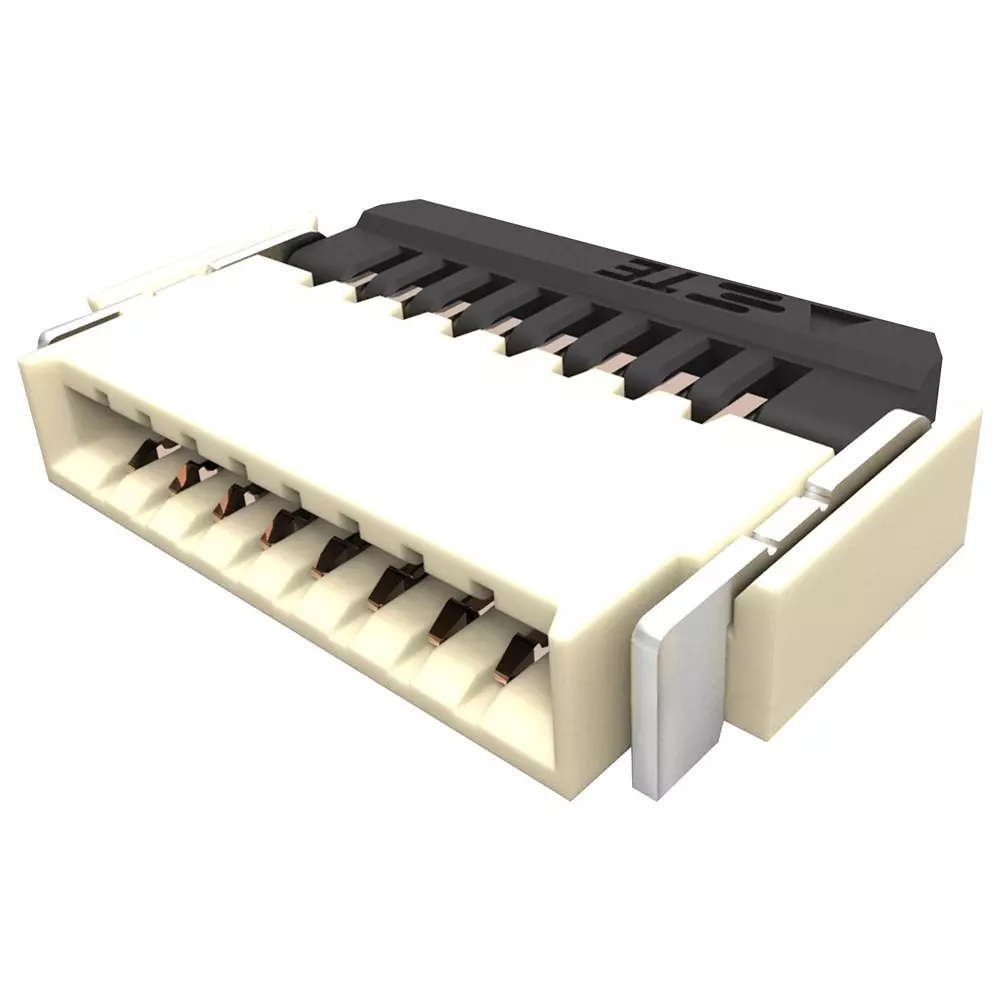 TE CONNECTIVITY Connector, Fpc, R/A, 6Pos, 1Row, 0.5Mm, 2328702-6