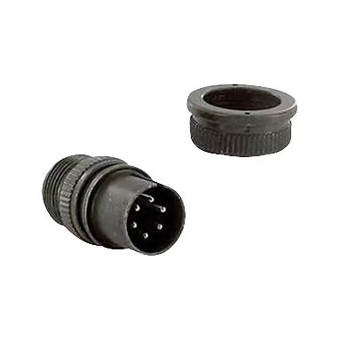 AMPHENOL INDUSTRIAL Circular MIL Spec Equivalent Connectors CIRCULAR, SIZE 24, 7WAYS, PIN, AIT6G24-60PC