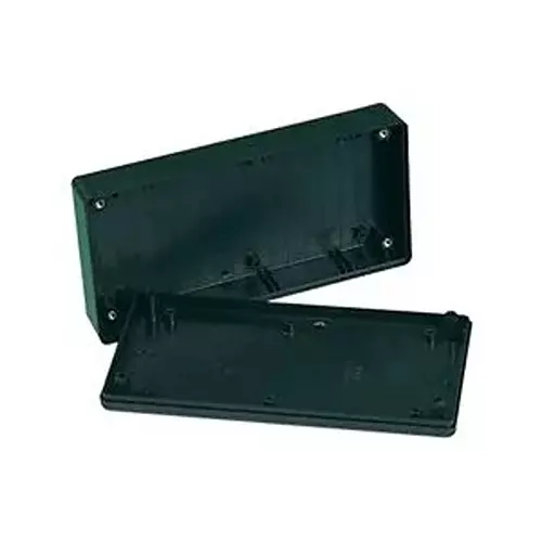 HAMMOND Plastic Enclosures CASE, ABS, B/D, GREY, 25X65X130MM, 1599BGYBAT