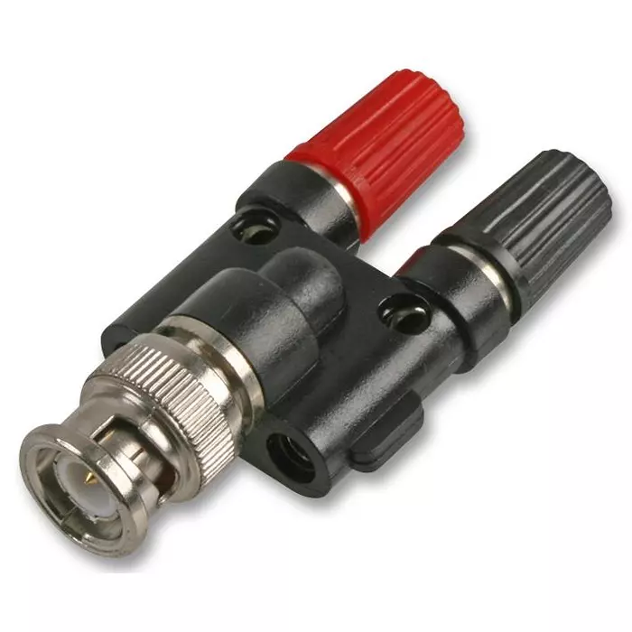 MULTICOMP PRO Inter Series Adapters ADAPTOR, BNC PLUG-2XBINDING POST PLUG, PS000177