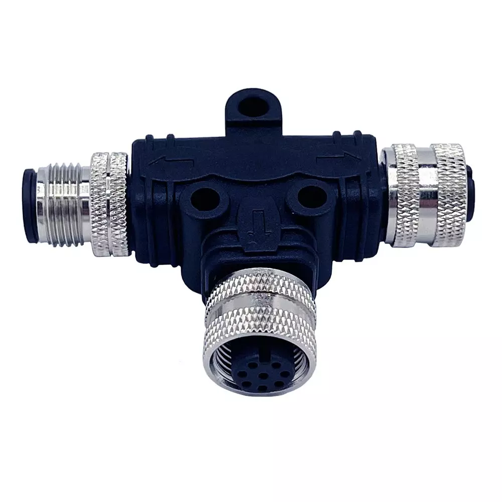 NORCOMP Sensor Splitters T SPLITTER CON, 5P M12 RCPT-5P PLUG/RCPT, T58-A05-FMFR001