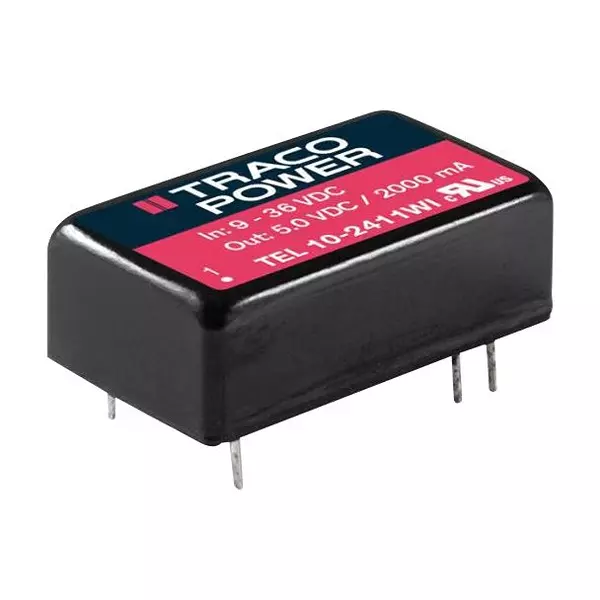 TRACO POWER Isolated Through Hole DC / DC Converters DC-DC CONVERTER, 5.1V, 2A, TEL10-2411WI