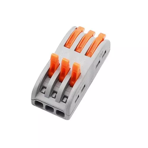 Sibass Electric PCT Wire Connector 3 Way Parallel with CE Mark, SE-2-3 (Pack of 100)