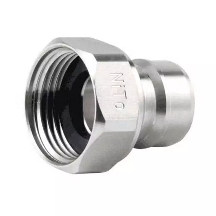 Nito Hose Connector Straight Stainless Steel Female 25.40 mm (1 Inch) 25 bar, 74610A3