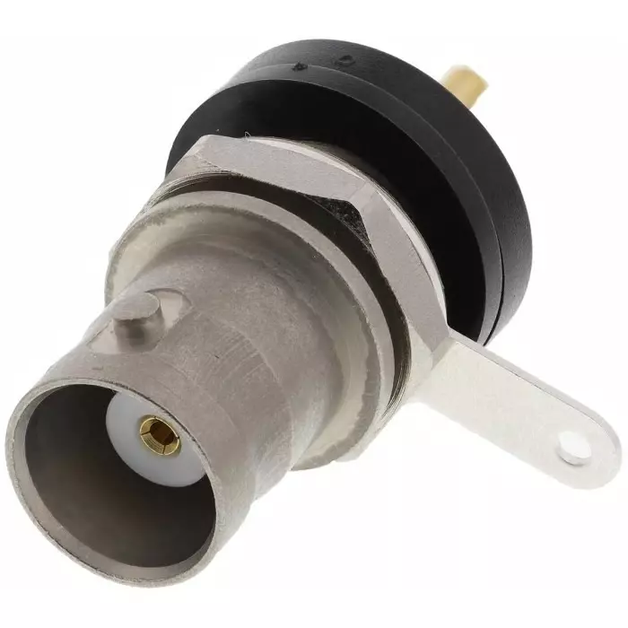 Telegartner Jack Panel Mount BNC Connector 50 Ω Solder Termination Straight Body, J01001A1222
