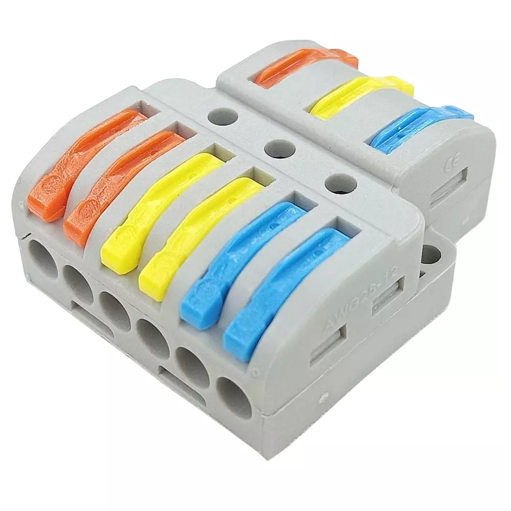ENERTECH Connector 3 IN 6 OUT Multi Way for Industrial Use, PCT 3-6