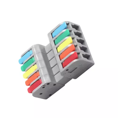 ENERTECH Parallel Type Connector 5 Way for Industrial Use, 2604D-5P