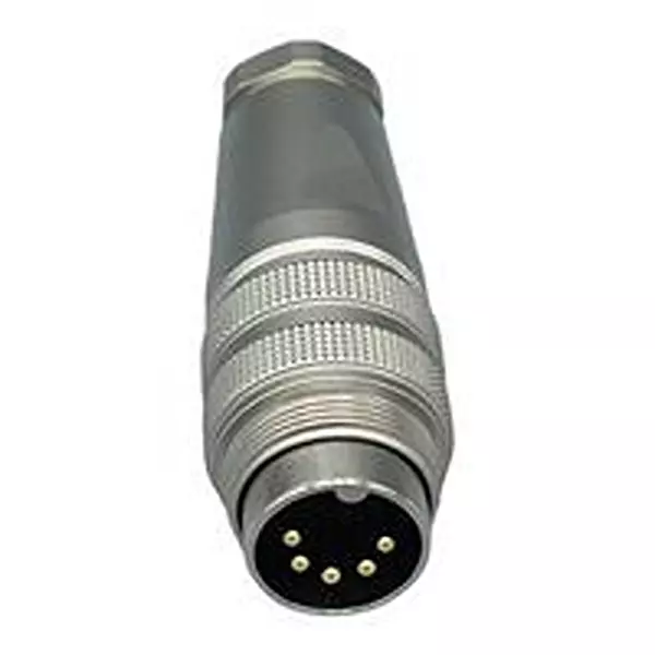 NORCOMP Circular Connector, PLUG, 6POS, SOLDER, 878-006-103RKT1