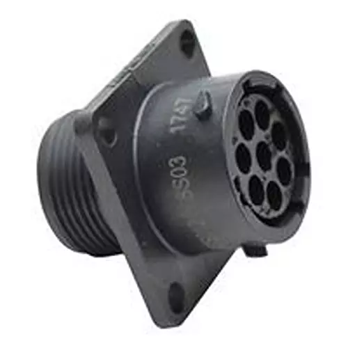 AMPHENOL SINE/TUCHEL Circular Connector, RCPT, 8POS, CRIMP, RTS012N8S03