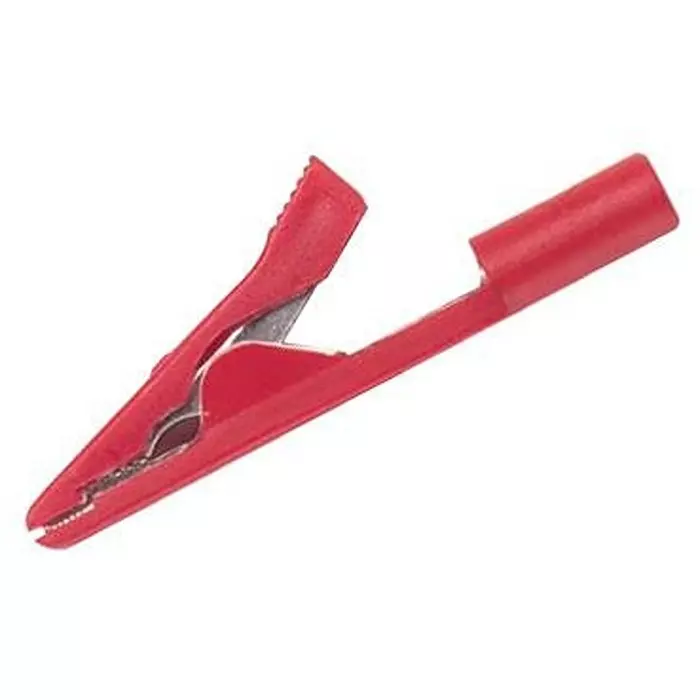 POMONA Adaptor, Alligator Clip-Banana Jack, Blk, 5788-0 (Pack of 10)