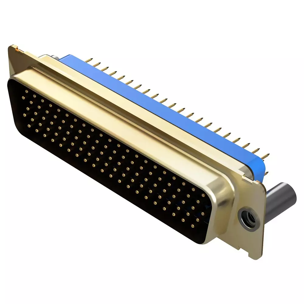 POSITRONIC Hd D-Sub Conn, Plug, Df, 104Pos, Solder, DD104M3S000/AA