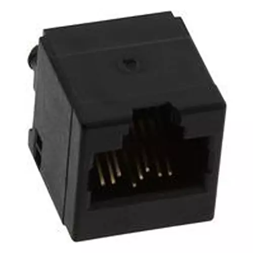 STEWART CONNECTOR Connector, Rj50, Jack, 10P8C, Th, SS-640810S-A-NF-A111