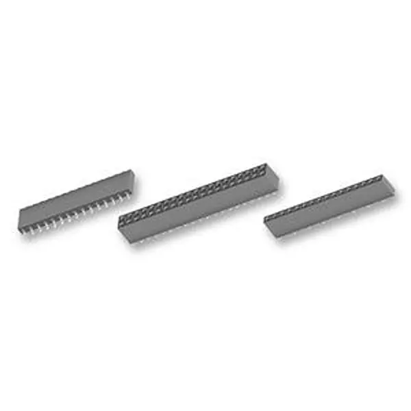 SAMTEC Connector, Rcpt, 3Pos, 1Row, 2.54 mm, SSM-103-L-SV
