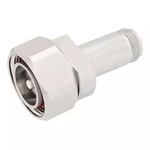 FAIRVIEW MICROWAVE Rf Adapter, N Jack-7/16 Din Plug, 50 Ohm, FMAD1035