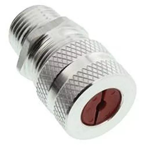 HUBBELL WIRING DEVICES Cord Grip Connector, Aluminium, 0.5 In/12.7 mm, Id 0.25In/6.35 mm, SHC1021