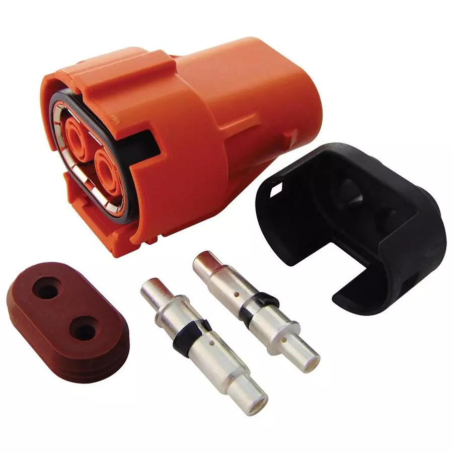 AMPHENOL INDUSTRIAL Power Connector, Plug, 2Pos, 11.1Mm, Elp2A2