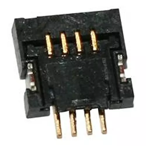 AMPHENOL COMMUNICATIONS SOLUTIONS Fpc/Ffc,0.5Mm,R/A,Zif,Bottom,4Way, 59453-041110Edhlf (Pack of 10)