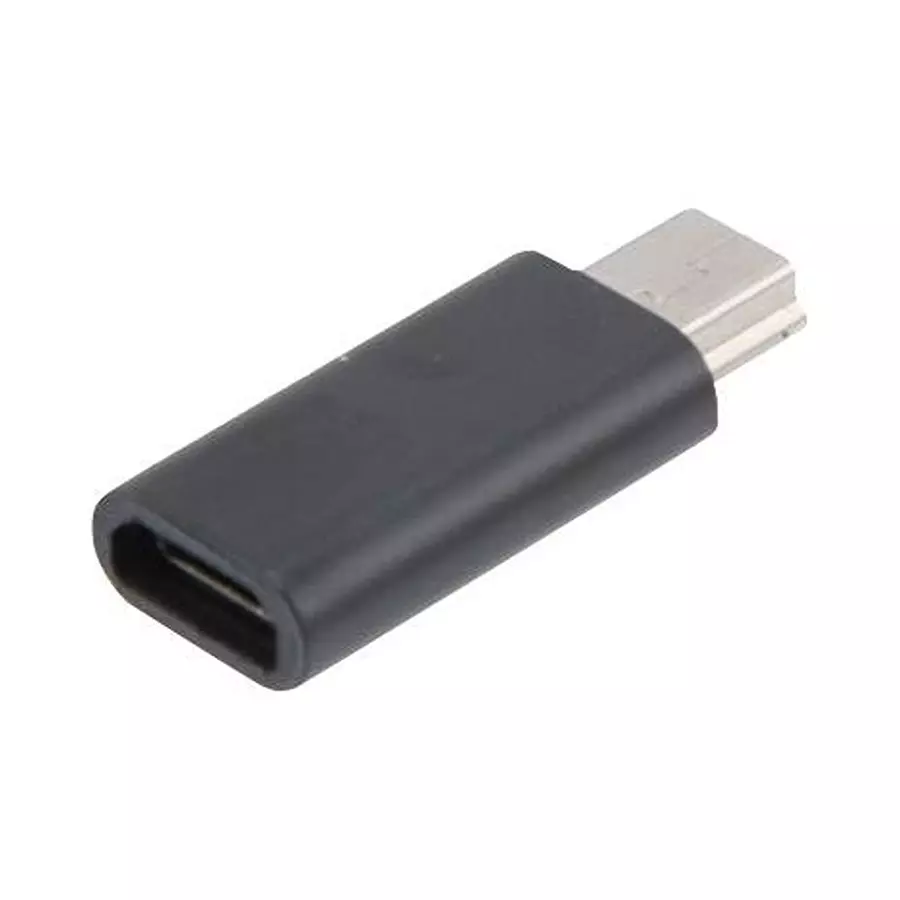 L-COM Usb Adapter, Micro Type B Rcpt-Mini Plug, Cau2Micbminiad-Fm