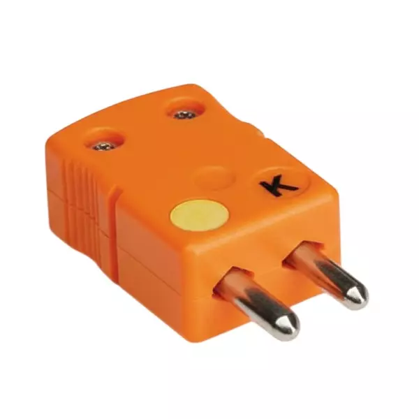 Omega NHX Series Thermocouple Connector Standard Orange 2 Pins Plug Type N, NHX-N-M