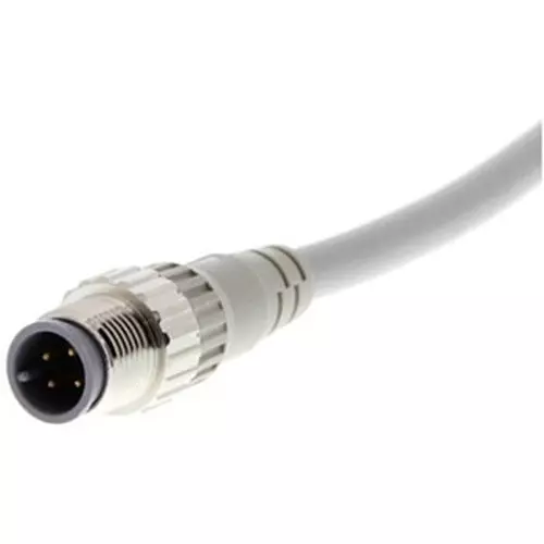 Omron Round Waterproof Connector (M12) With Cable DC 36 Rated Voltage, XS2H-D421-A80-F