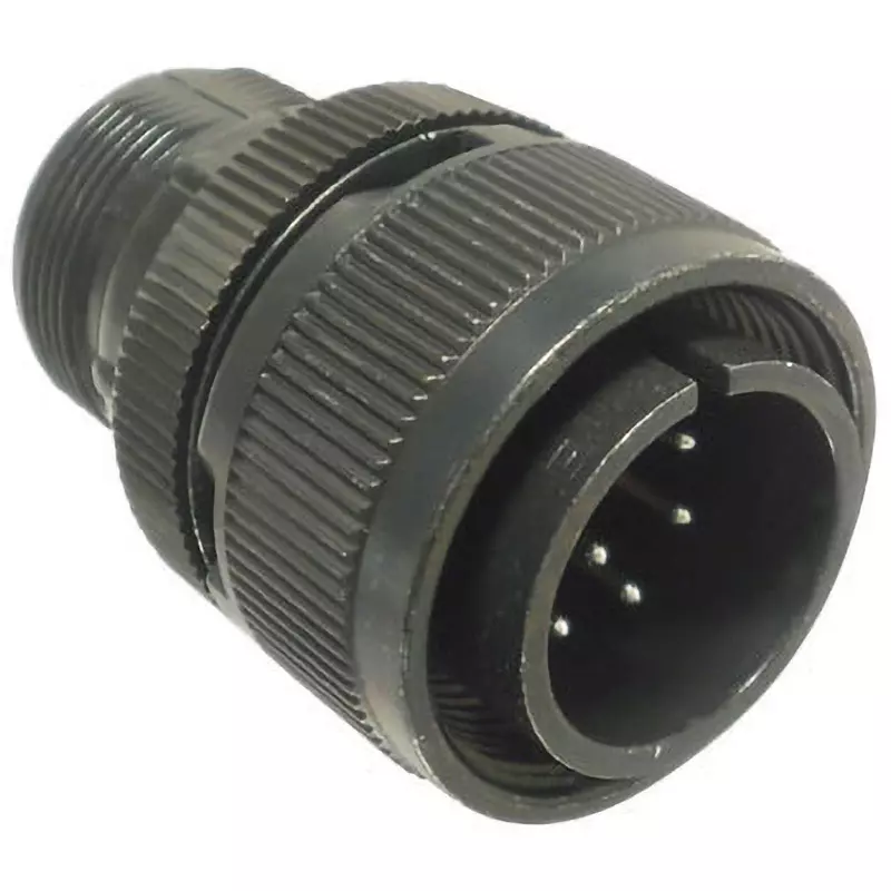 JAE Straight Plug Pin / Socket Insert Round Type 3 Pole 5000 mΩ or more, N/MS3106B28-6P