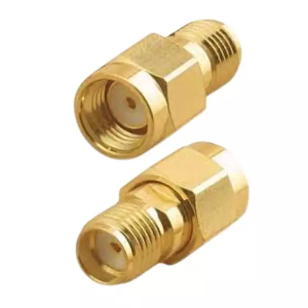 nbr-rp-sma-male-to-sma-female-adapter-pin-plug-in-series-rf-coaxial-adapter-antenna-connector-golden-1-pc