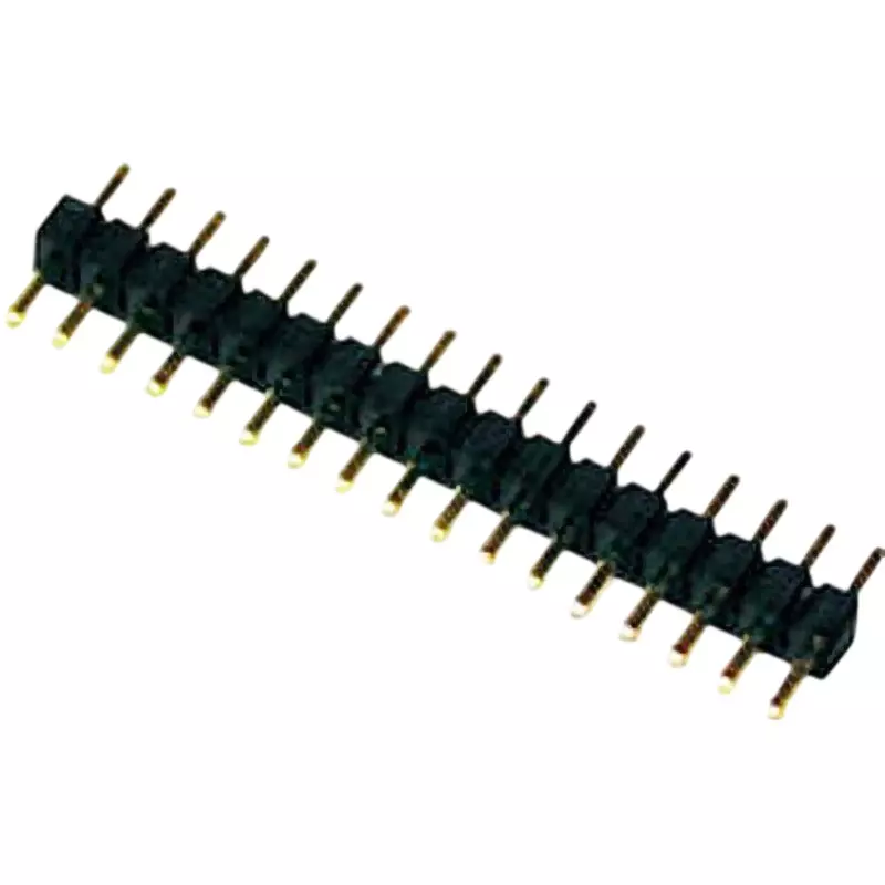 HIROSUGI Pin Header 2 Pin Φ0.65 mm Mounting Hole Diameter, PSS-710102-02 (Pack of 50)
