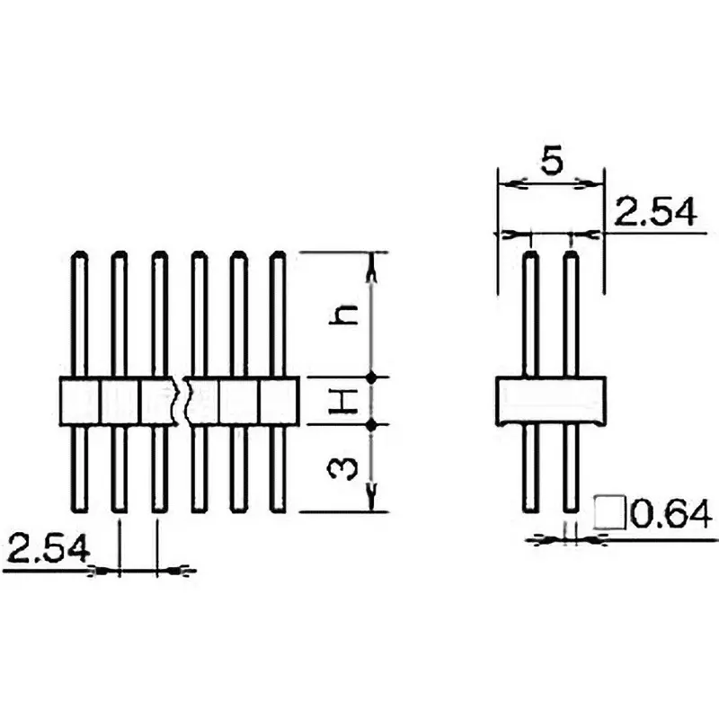 hirosugi-pin-header-64-pin-25-mm-dimension-h-pss-420256-32-pack-of-10