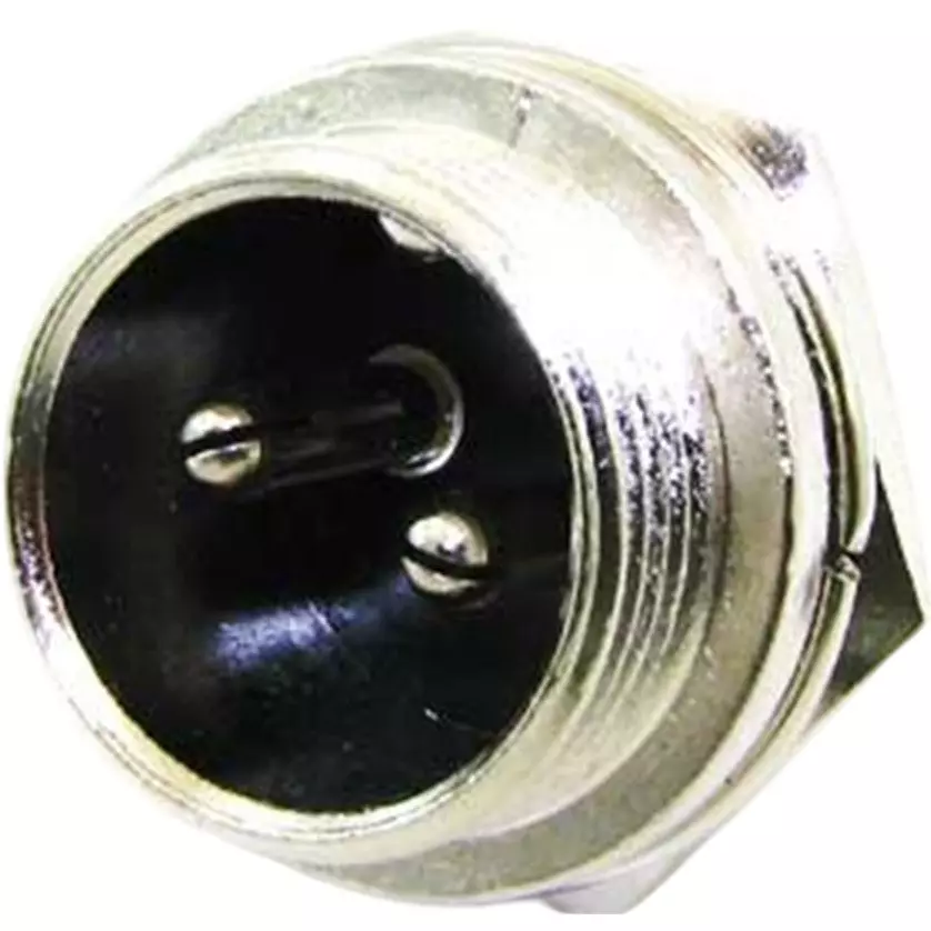 Kyoritsu Electronics Microphone Connector Solder Terminal, WTN-11-204/2P (MIC-2R)