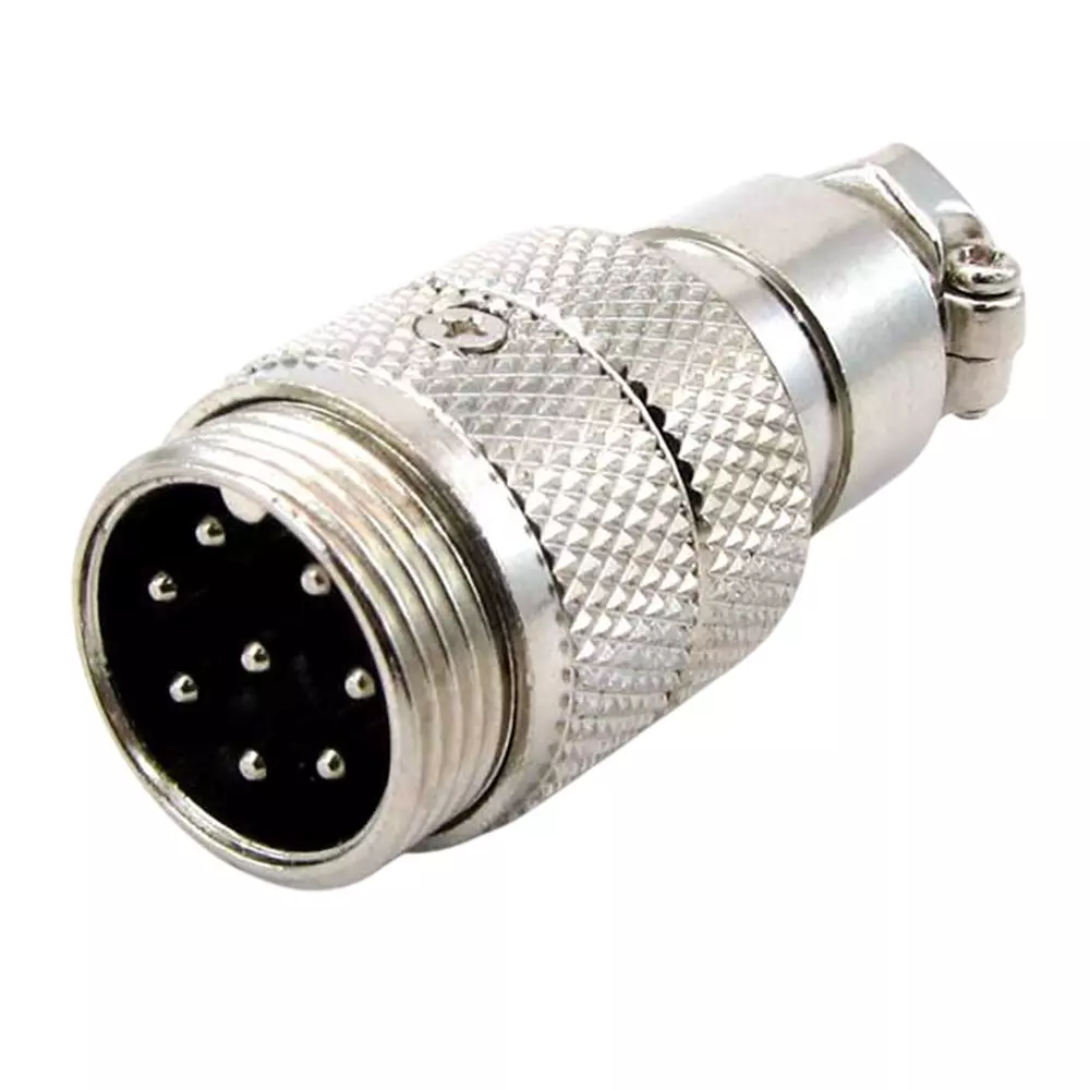 Kyoritsu Electronics Microphone Connector Solder Terminal, WTN-11-404/8P (MIC-8J)