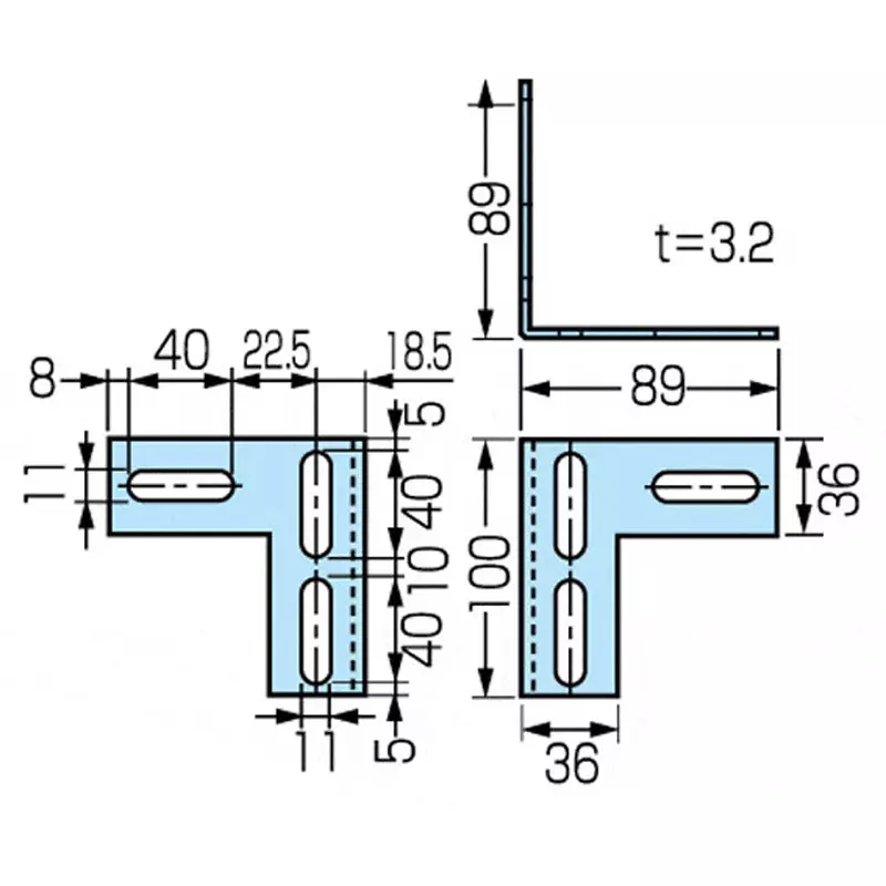kameda-denki-multi-angle-connector-l-40-suitable-wire-l-40-applicable-bracket-un-40tl-3c