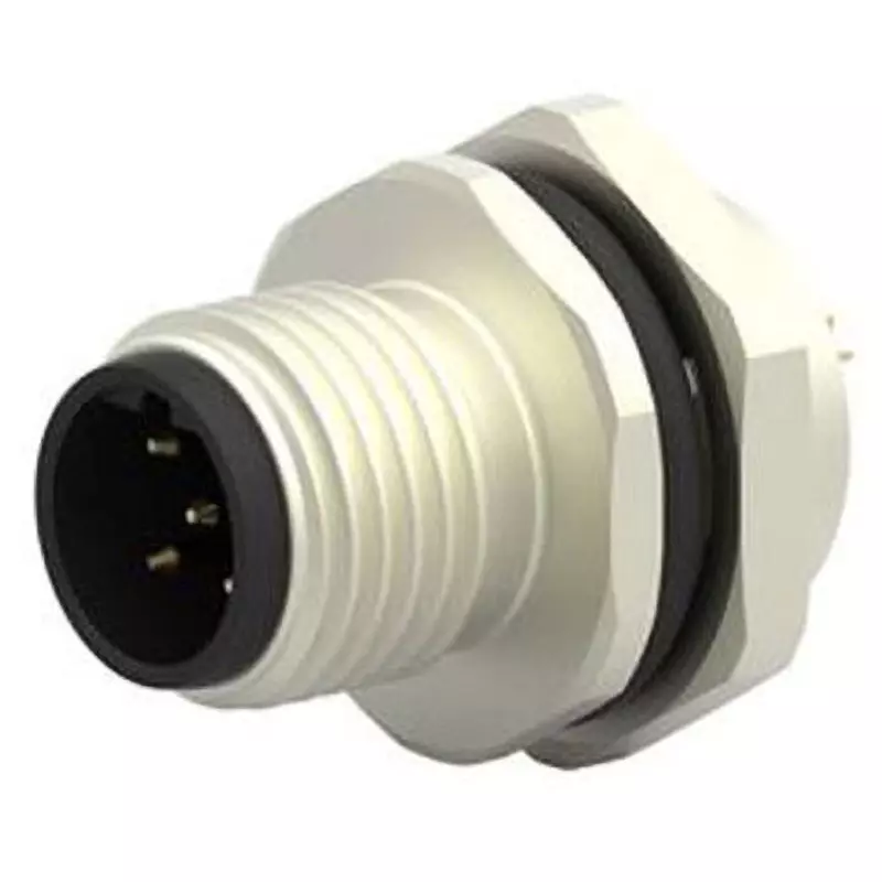 TE CONNECTIVITY Straight Circular Connector 4 Amp Rated Current 5 Contacts, T4142012051-000