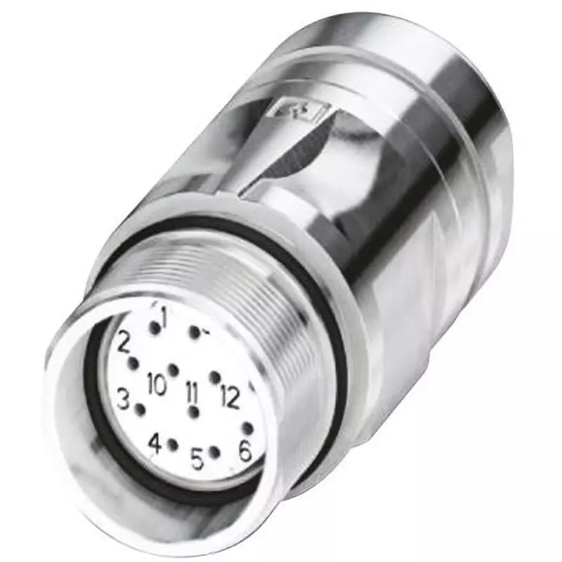 Phoenix Contact Circular Connector 8 Amp Rated Current Solder Terminal, 1620075