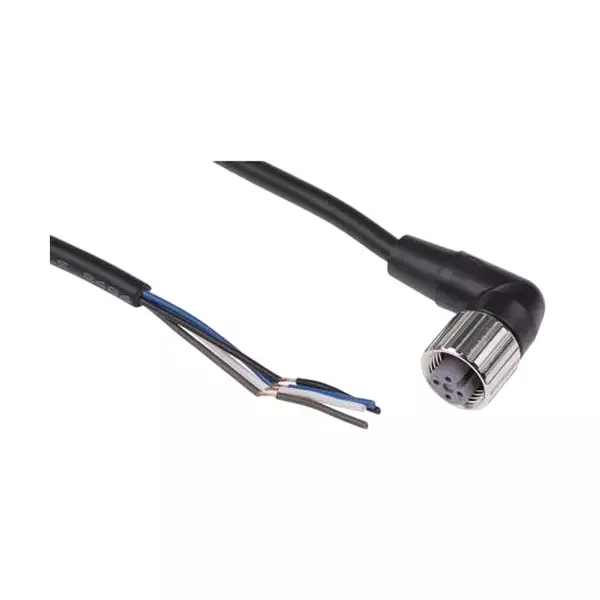 Omron Connector 4 Pole 5 m Cable Length, XS2FM12PVC4A5M