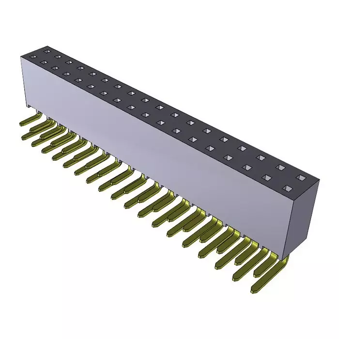SAMTEC CONN, RCPT, R/A, 36POS, 2ROW, 2.54MM, SSW-118-02-G-D-RA